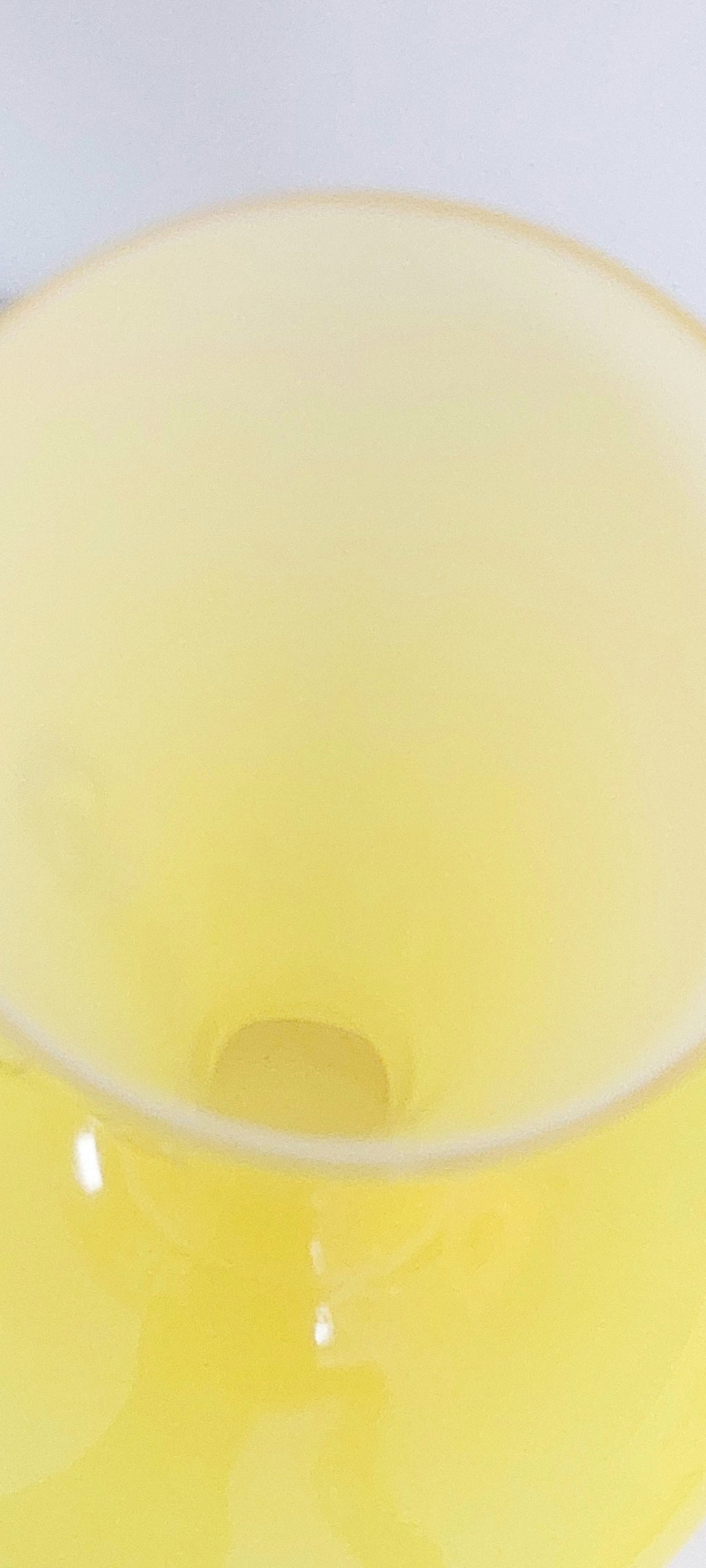 Vintage Mid-Century Yellow Cased Art Glass Pitcher Vase with Clear Glass Handle