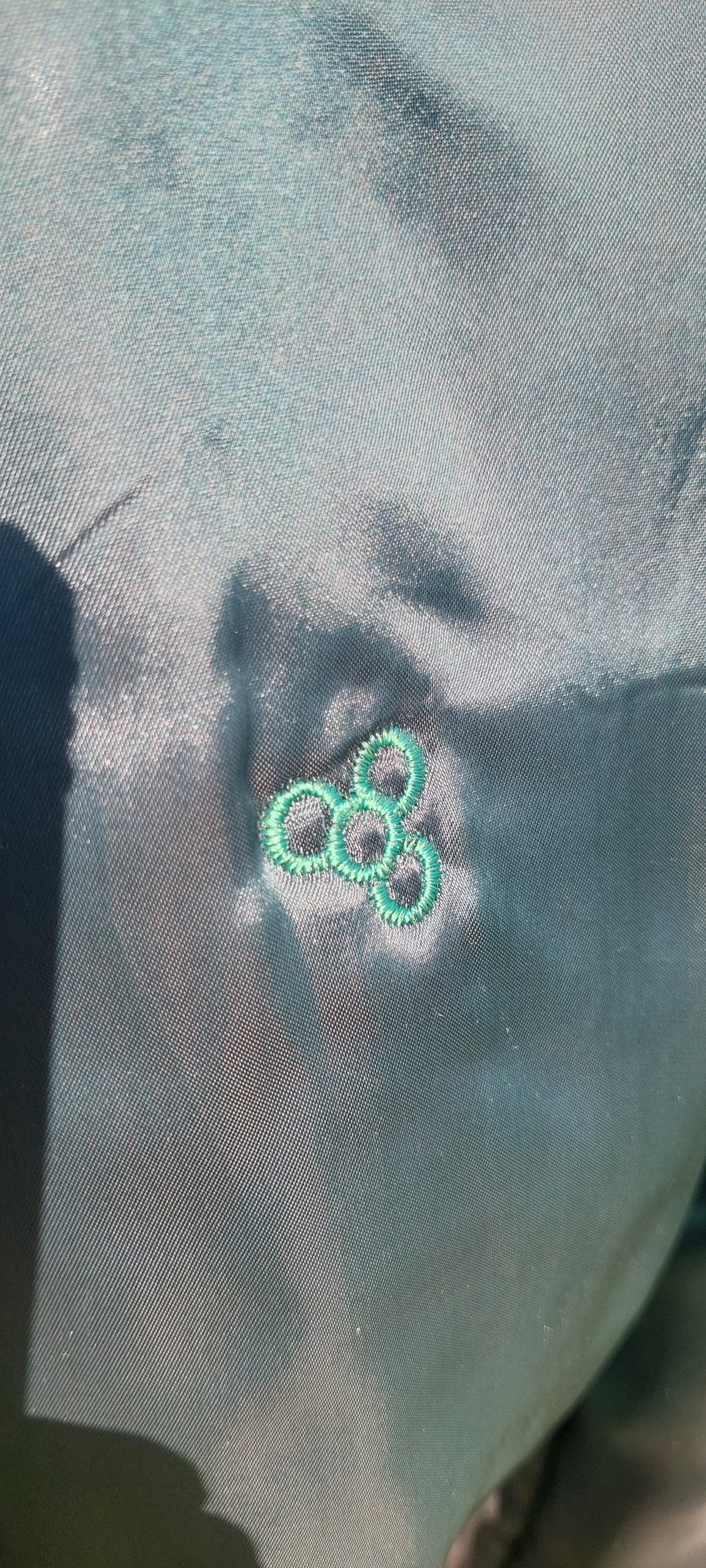 Vintage Mid-Century Emerald Green Wool Swing Coat with Brown Faux Fur Collar