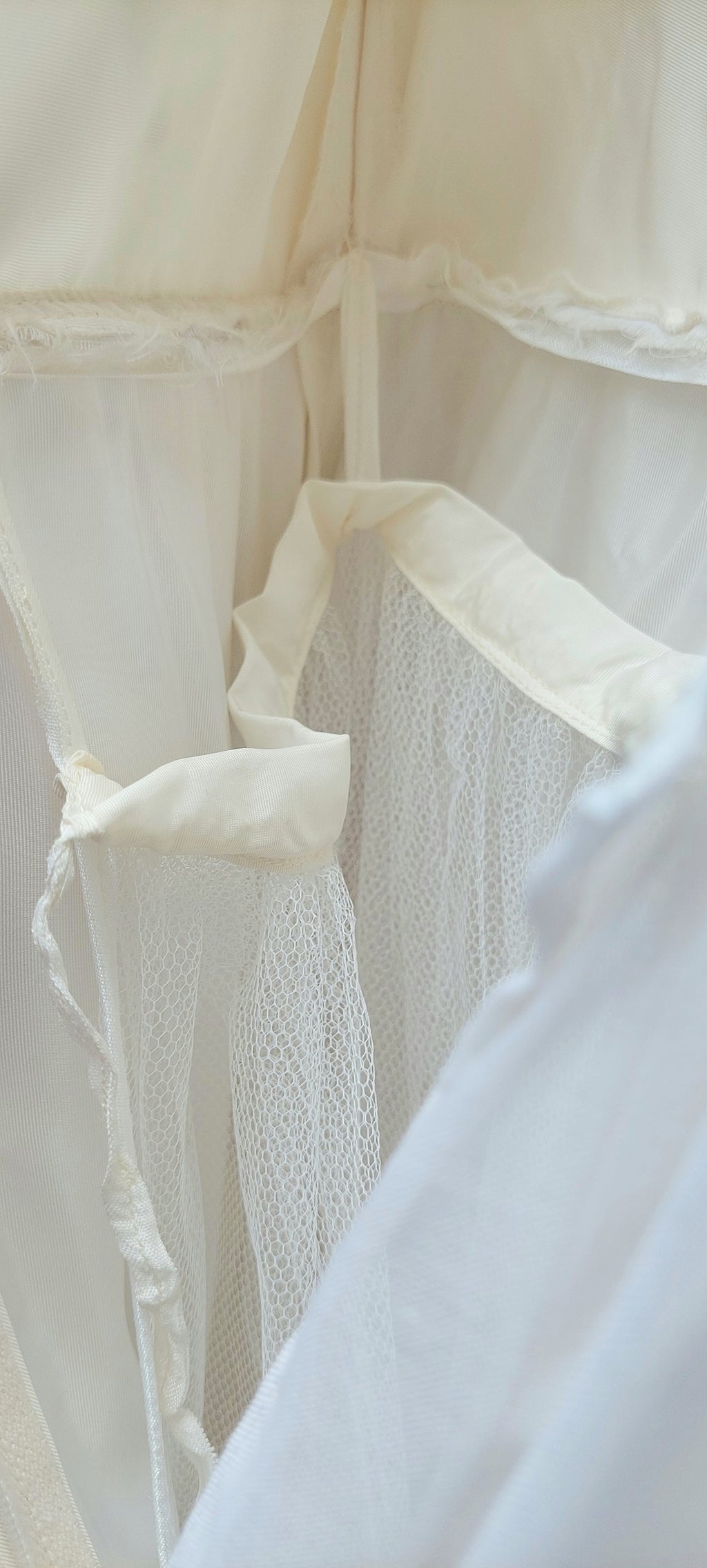 1970s Emma Domb Prairie Dress  2-Piece Boho Maxi Gown with Ruffled Pinafore