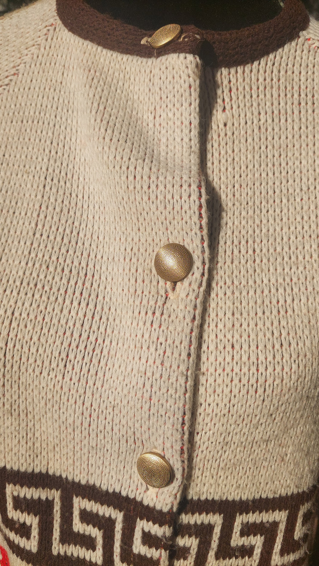 1970s Carol Brent Zodiac Astrology Montgomery Ward Acrylic Knit Fringe Cape Boho Poncho Sweater