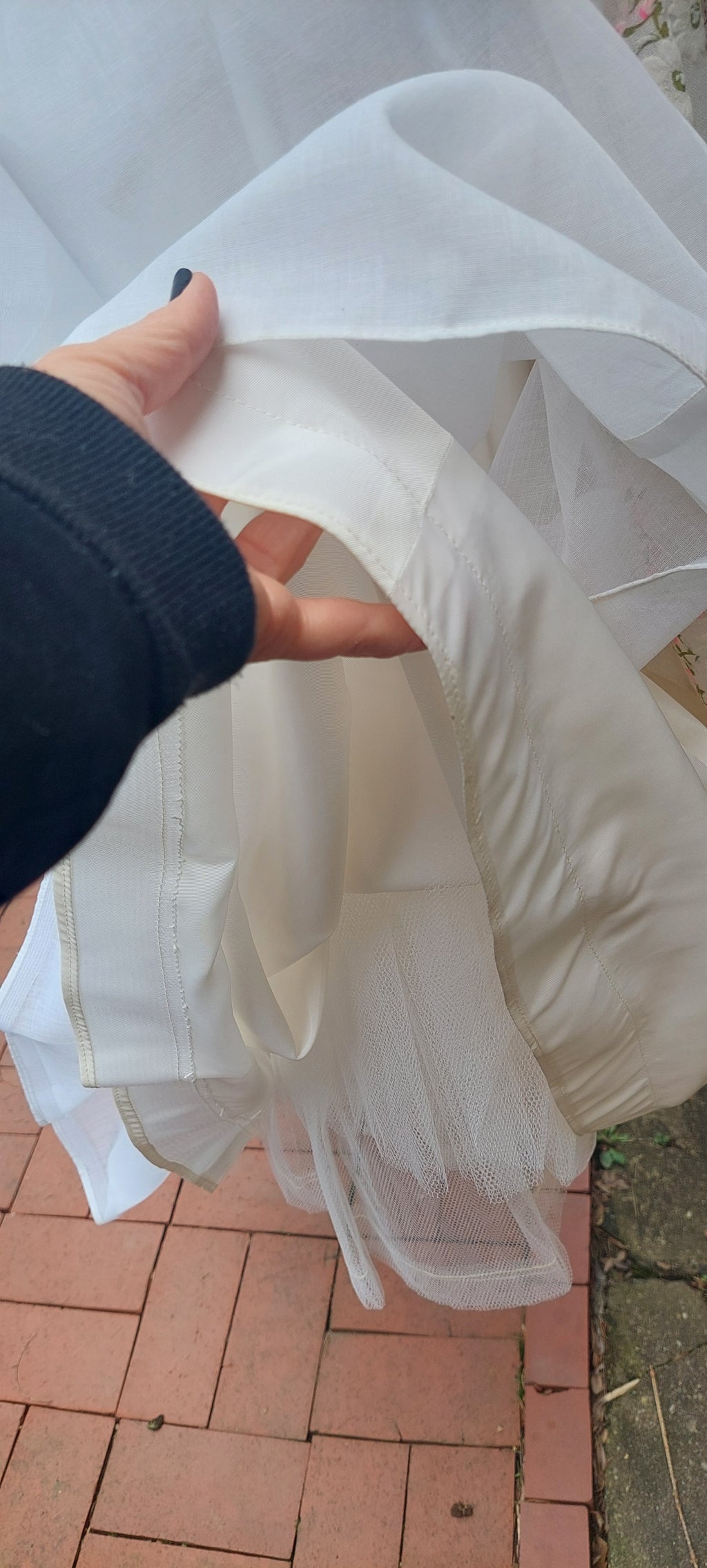 1970s Emma Domb Prairie Dress  2-Piece Boho Maxi Gown with Ruffled Pinafore