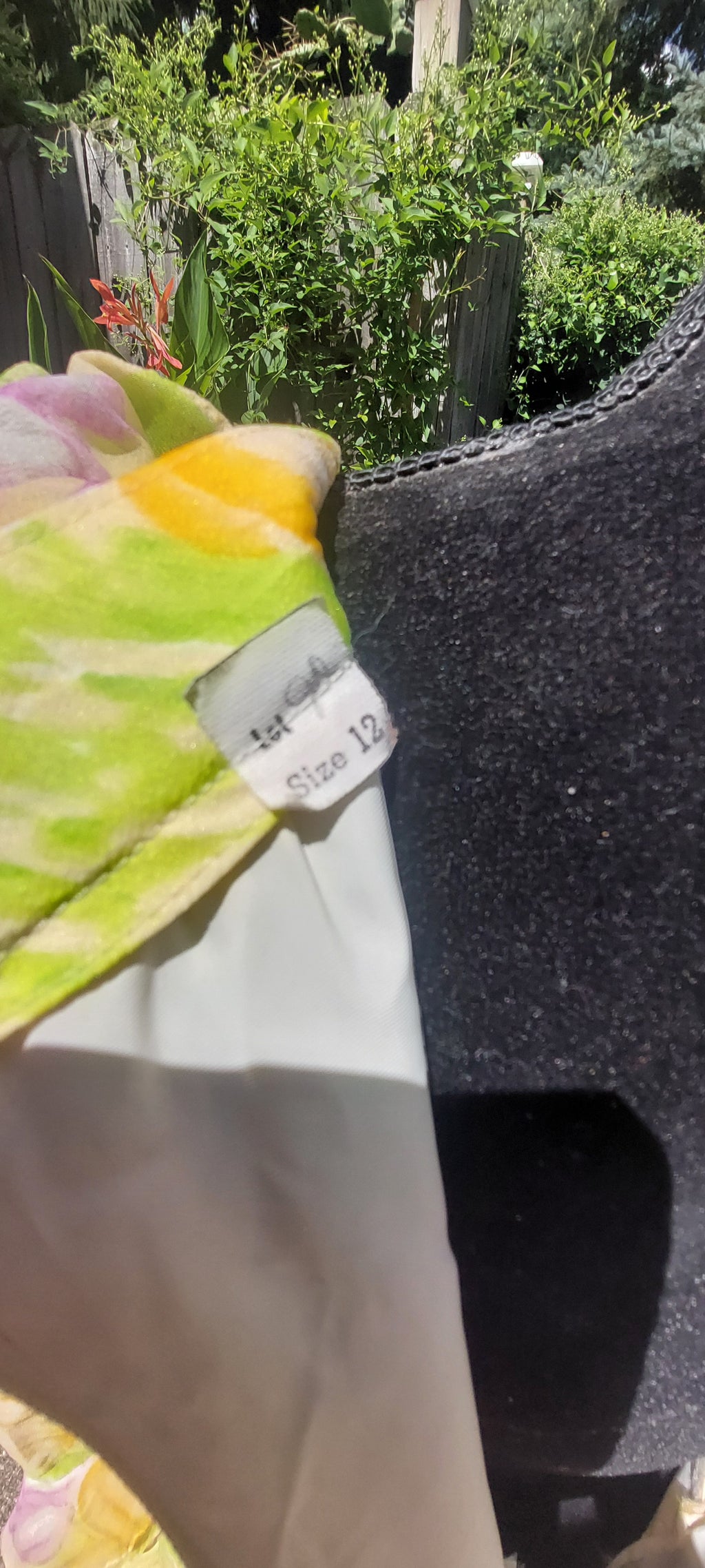 1960s Nylon Custom Made Ruffled Flower Power Floral Lined Maxi Dress